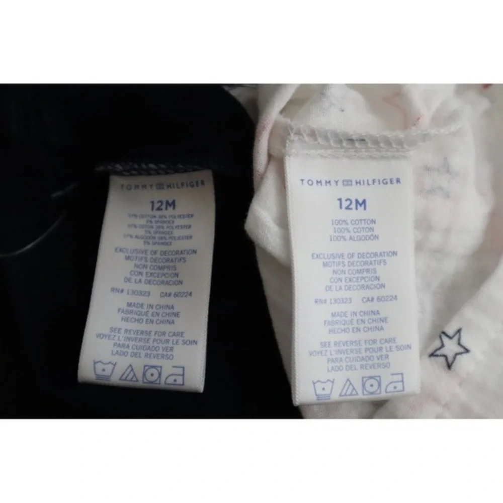 Tommy Hilfiger‎ Baby Girls Muslin Tunic and Capri Legging 2 Pc Set - White - 12M